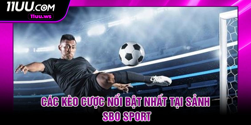 Các kèo cược nổi bật nhất tại sảnh SBO Sport