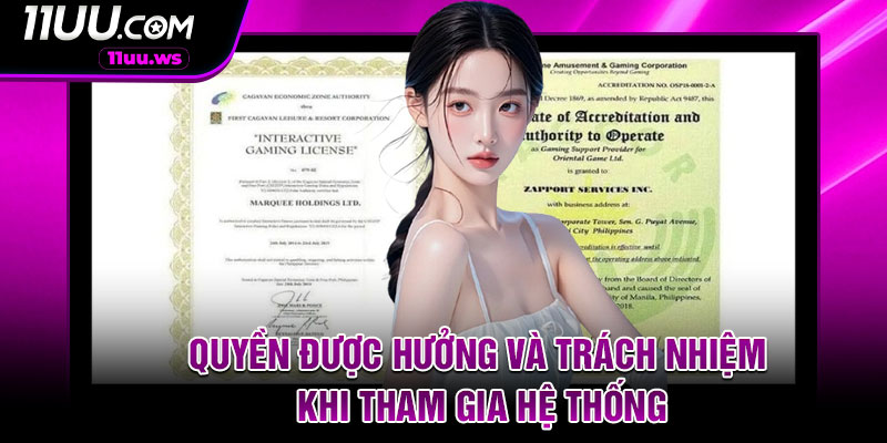 Quyền Được Hưởng Và Trách Nhiệm Khi Tham Gia Hệ Thống